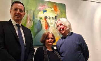 Hannelore Diaw-Roth eröffnete in der Wimmer Medien Galerie Wels