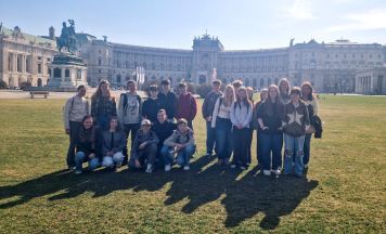 Lambacher Schüler schnupperten in Wien Großstadtluft