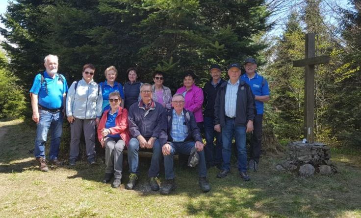 Gut zu Fuß war die 14-köpfige Wandergruppe aus Pennewang. (Foto: Seniorenbund Pennewang)