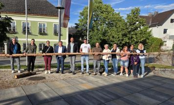 Fischlhamer halfen Steinerkirchner Maibaum umlegen