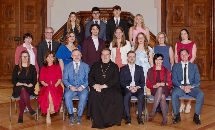 Das letzte gemeinsame Foto der 5AB. (Foto: GMR Fotografen GmbH)