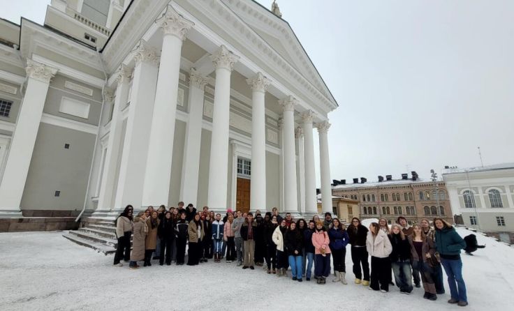Die Reise ins winterliche Zentralfinnland war ein Highlight. (Foto: RG Lambach)