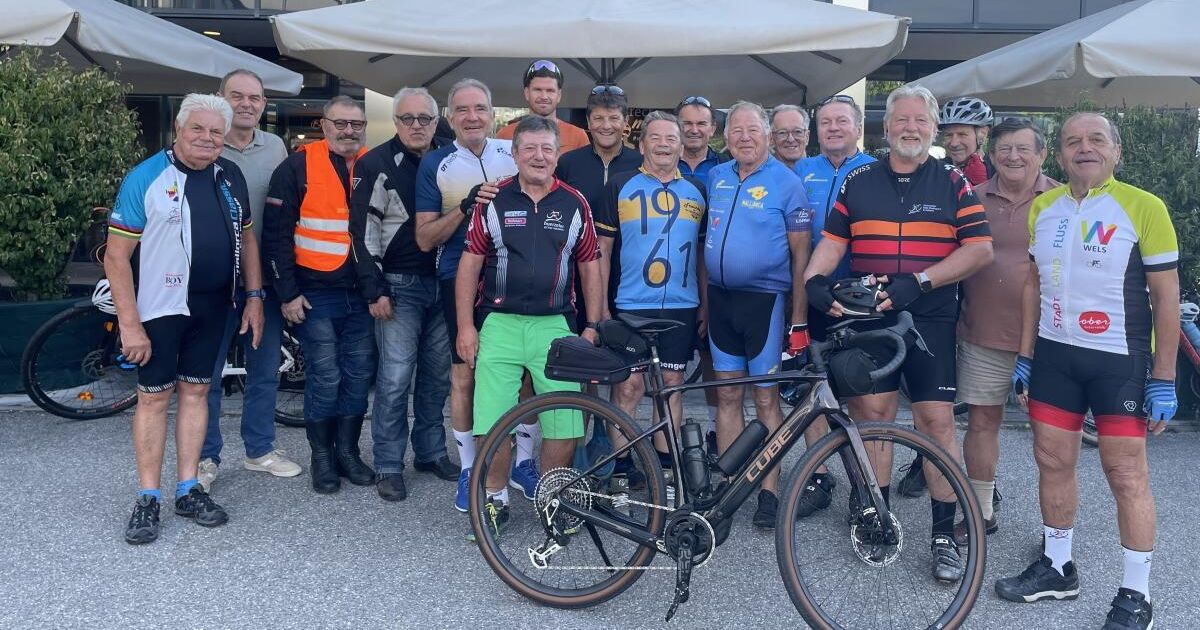 Welser Legenden wieder auf gemeinsamer Radtour