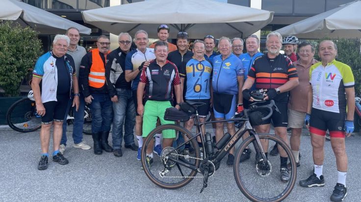 Welser Legenden wieder auf gemeinsamer Radtour