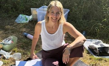 Pichler Malerin freut sich über Erfolg von Picknick & Paint
