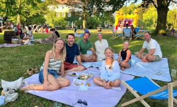 Ortsbauernschaft lud zum regionalen Picknick im Schlosspark Steinhaus