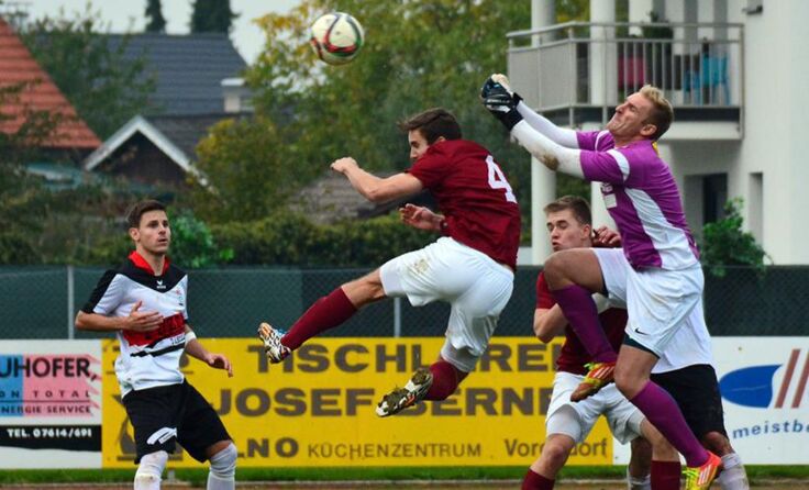 Torraumszene bei Vorchdorf gegen Neukirchen/Vöckla