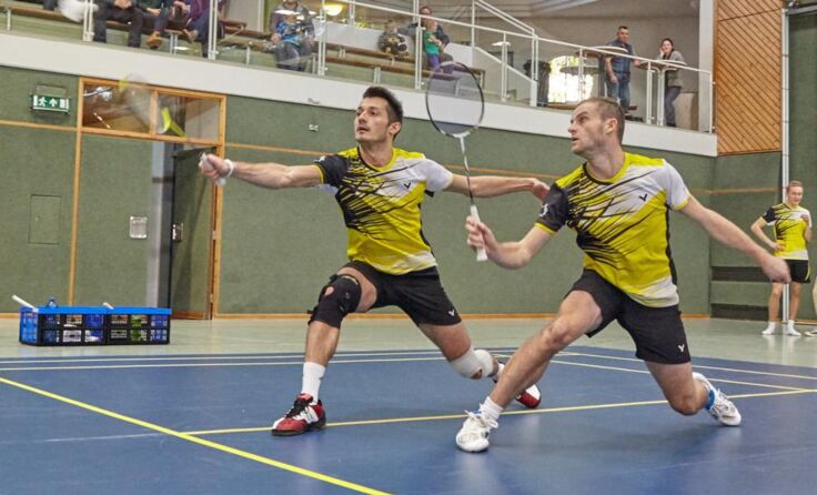Das Ohlsdorfer Doppel-Duo Florian Baumgartner und Thomas Wimmer ist heiß auf das Duell.