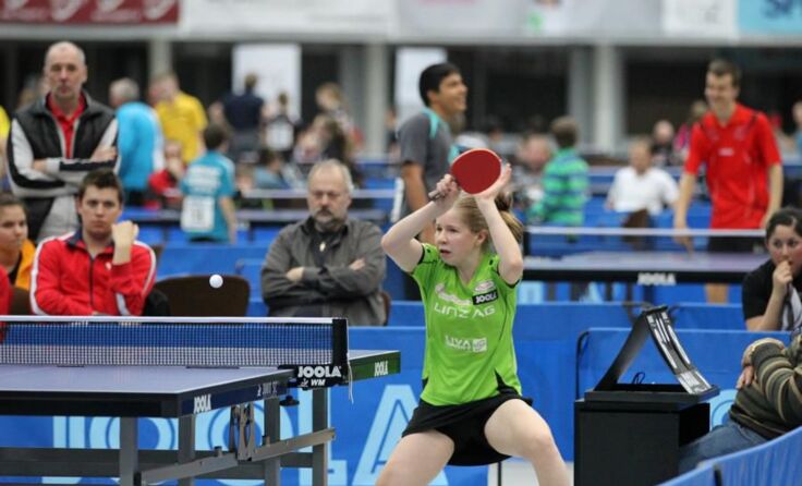 Spitzen-Tischtennis gibt´s zwei Tage lang in der Linzer TipsArena zu sehen. Foto: Promberger