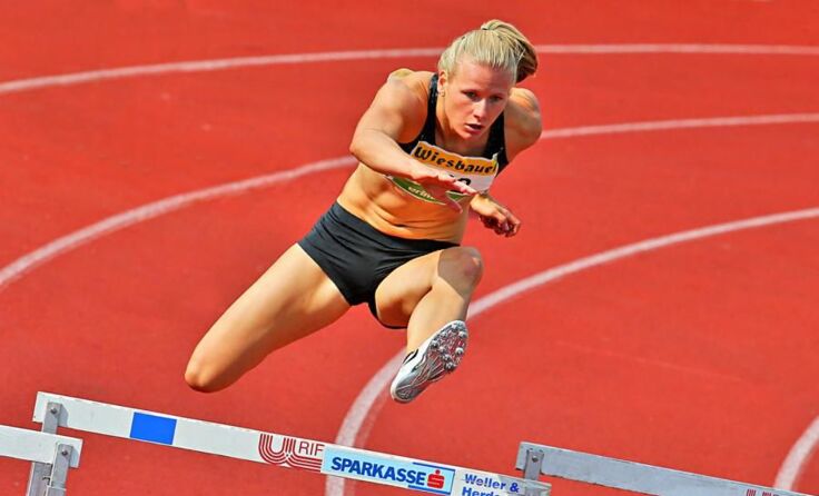 400 Meter Hürden-Staatsmeisterin Verena Preiner (Union Ebensee) Foto: Plohe