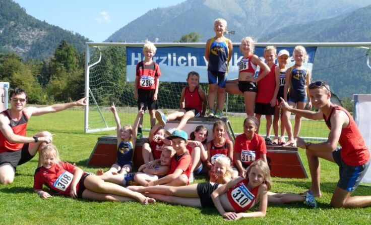 Die Athletinnen und Athleten des Gastgebervereins Union Ebensee Foto: Union Ebensee