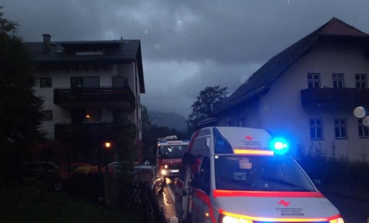 28 Einsatzkräfte rückten zu einem vermuteten Brand aus. Foto: FF Bad Ischl
