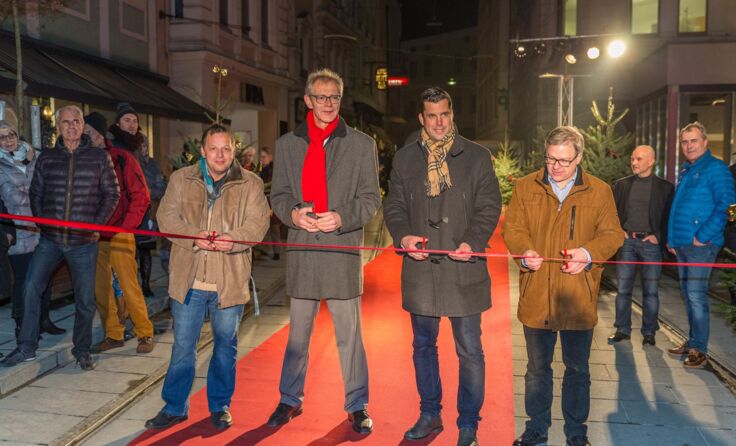 Eröffnung des StadtRegioTram-Abschnitts Kammerhofgasse Foto: Gottfried Sager