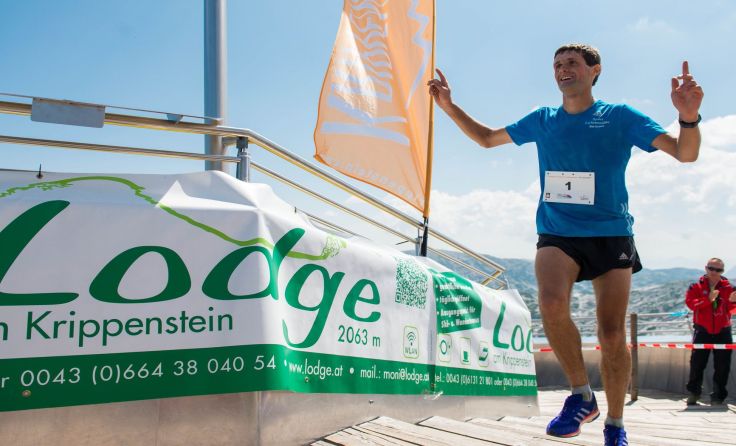 In einer Stunde und 19 Minuten siegte Andreas Engelbrecht aus Bad Goisern. Foto: Joachim Gamsjäger