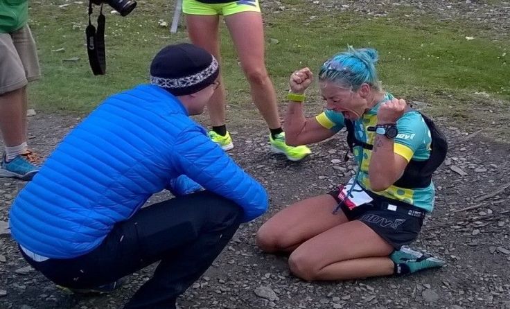 Christina Herbst erreichte nach 14:24 Stunden das Ziel am Hochtor.