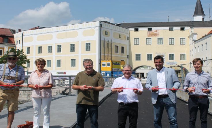 Freigabe der ersten neuen Gmundner Traunbrücken-Fahrbahn