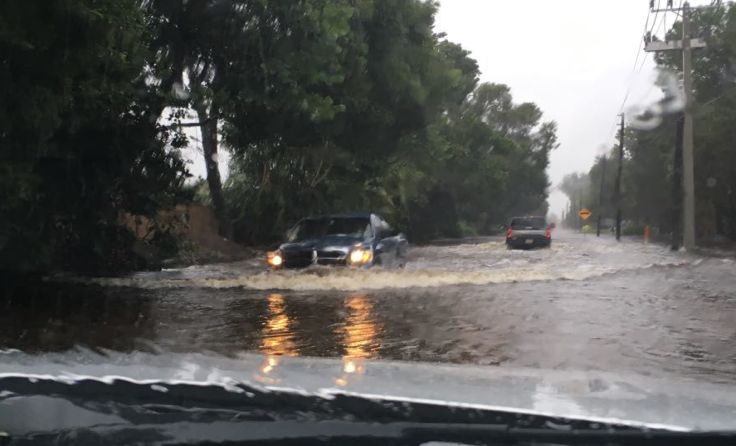 „Irma“ überflutete Fort Myers, wo Niclas Murray ein Schuljahr verbringt. Foto: Murray