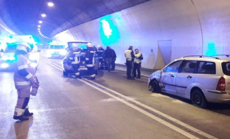 Zusammenprall im Gaiswandtunnel Foto: FF Ebensee