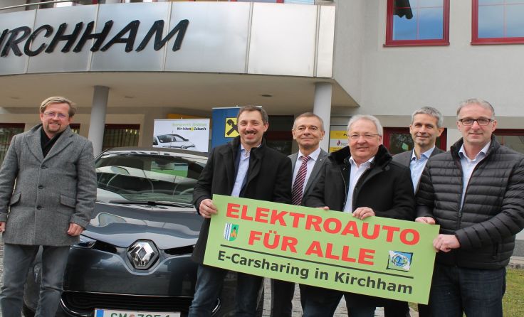 Die Protagonisten des E-Carsharings in Kirchham hoffen auch viele Nutzer.