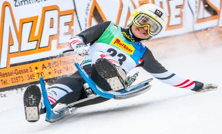 Mit vollem Risiko zu EM-Bronze: Tina Unterberger Foto: Chris Walch
