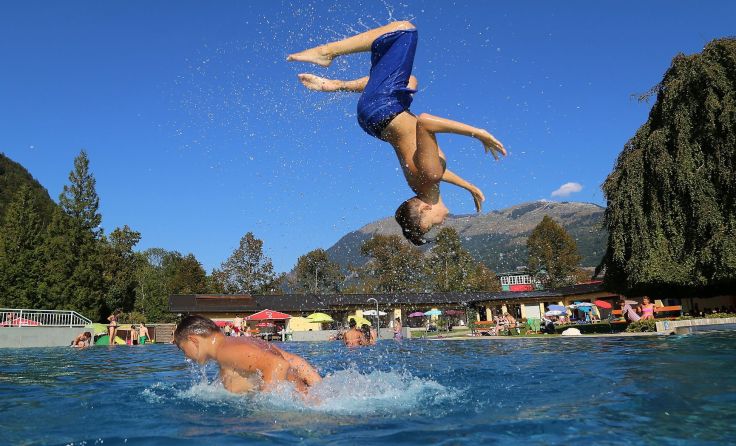 Im Sommer beliebt, aber nicht kostendeckend: das Ischler Parkbad Foto: Hörmandinger