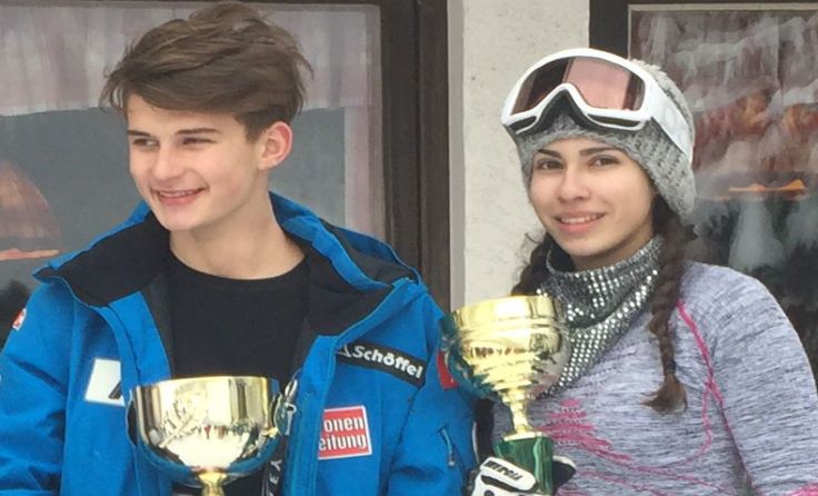 Anton Grill und Marlene Höcher waren nicht zu schlagen. Foto: WSV Bad Ischl