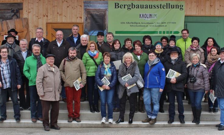 Besuch im Kaolinum in Kriechbaum***Foto: Silvia Leitner/strudengau.tv
