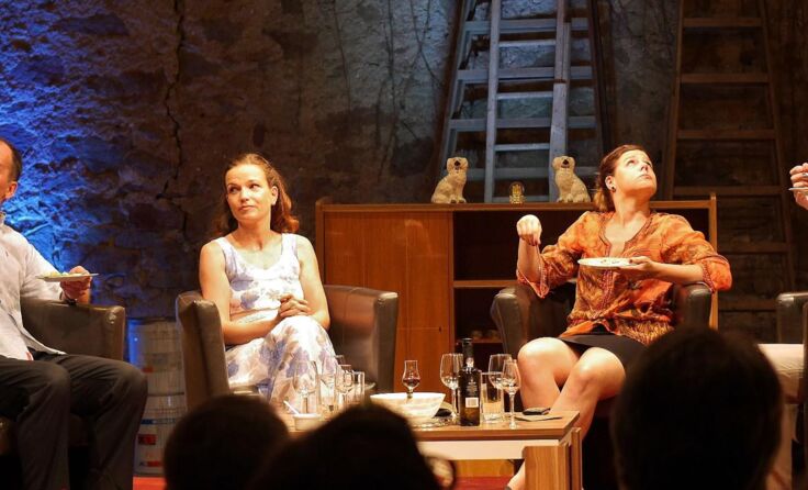 Peter Woy, Julia Ribbeck, Julia Frisch und Martin Dreiling Foto: Franz Leitner