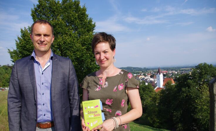 Immobilienmakler Christian Knoll und Wohnpsychologin Barbara Perfahl Foto: Primeßnig