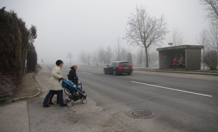 Lokalaugenschein um 7.45 Uhr