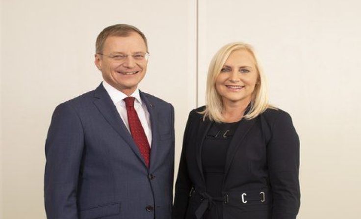 Landeshauptmann Thomas Stelzer und Nationalratsabgeordnete Angelika Winzig.Foto: OÖVP