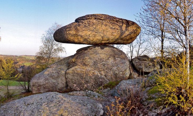 Der Schwammerling in Rechberg gilt als das Wahrzeichen des Naturparks. Foto: Herfried Marek