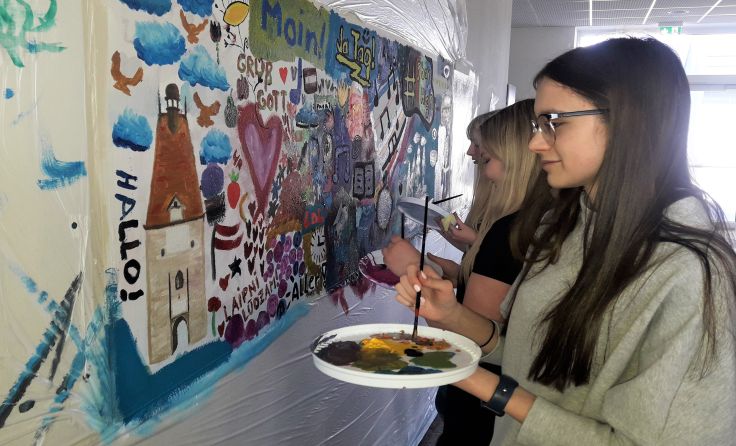 Kreatives Gestalten steht im Mittelpunkt des Schüler-AustauschesFoto: NMS Freistadt