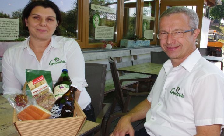 Eva Mayrwöger mit dem neuen Geschäftsführer Mario Thoma Foto: mip