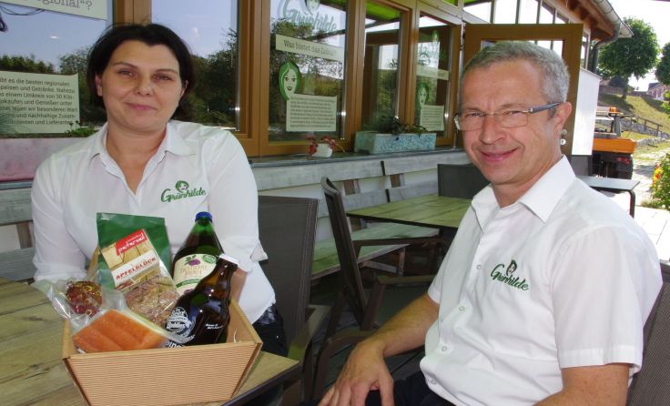 Eva Mayrwöger mit dem neuen Geschäftsführer Mario Thoma Foto: mip