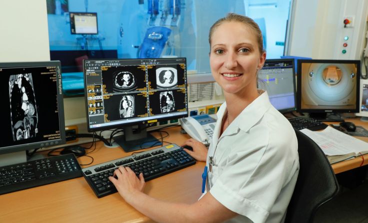 Rund um die Uhr ist das Institut für Radiologie für die Patienten da. Foto: OÖG
