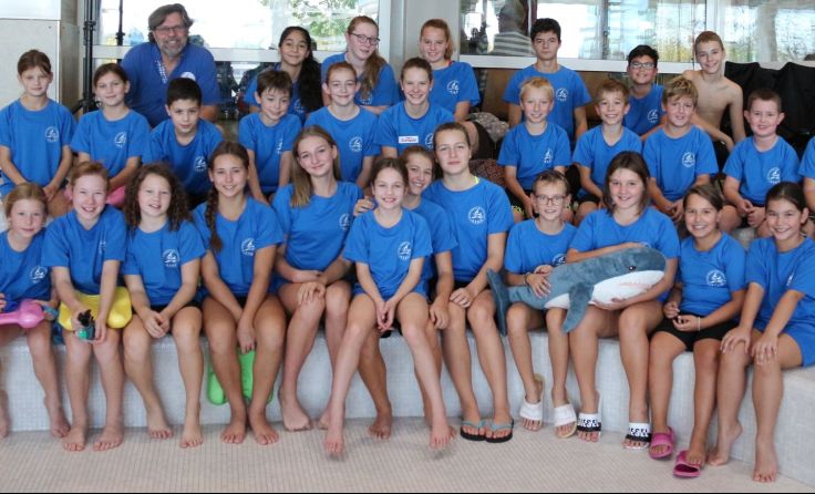 Die Sharks zeigten sich im heimisches Wasser in Best-Form.Foto: ASKÖ Schwimmklub Traun