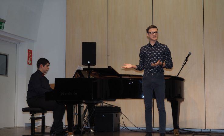 Sänger Nathan Mitterbauer überzeugte die Jury und wurde mit Gold belohnt. Foto: LMS Kirchdorf