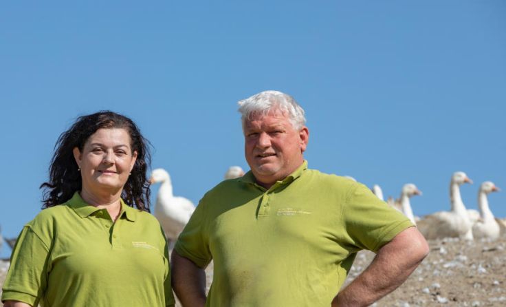 Margarete Almeder-Langmayr und Hannes Langmayr vom "Schintbauern"-Hof. (Foto: Almeder-Langmayr)