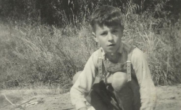 Der junge Stefan an der Steyr (Foto: Archiv Reichhardt)