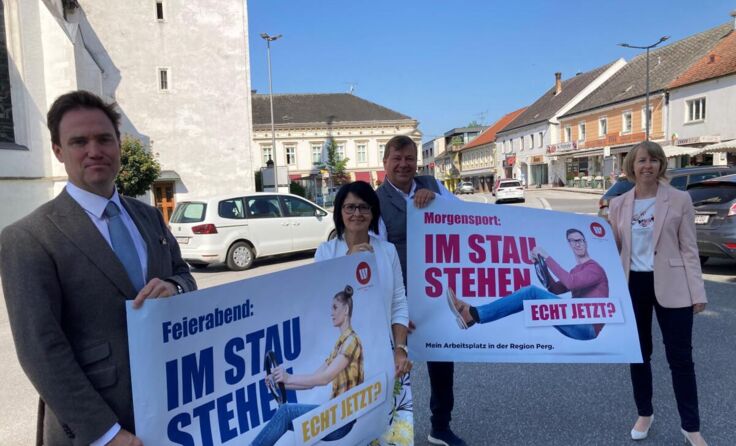 Christoph Merckens, Margit Gusenbauer, Wolfgang Wimmer und Eveline Grabmann. (Foto: Primeßnig)