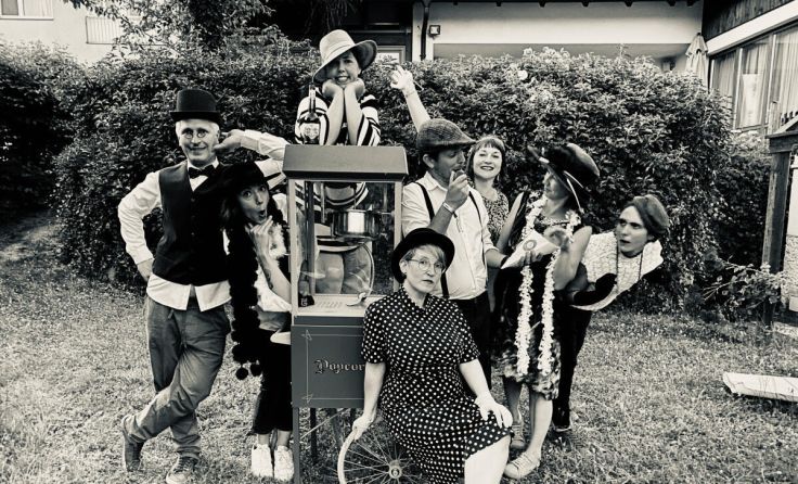 Auch das Veranstaltungsteam hat sich in passende Schale geworfen. (Foto: VSV Perg)