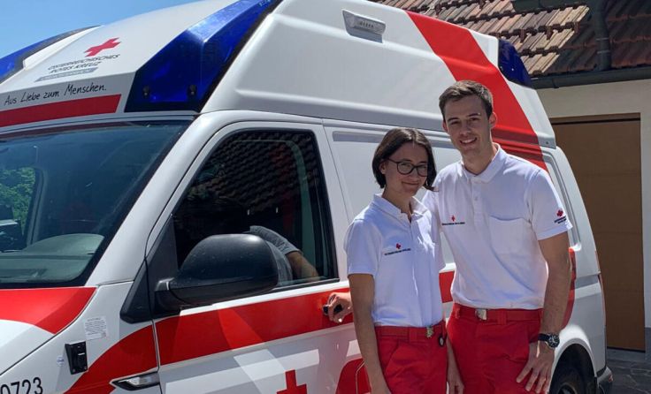 Nicole Aschauer (20) und Clemens Nenning (20) (Foto: OÖRK)