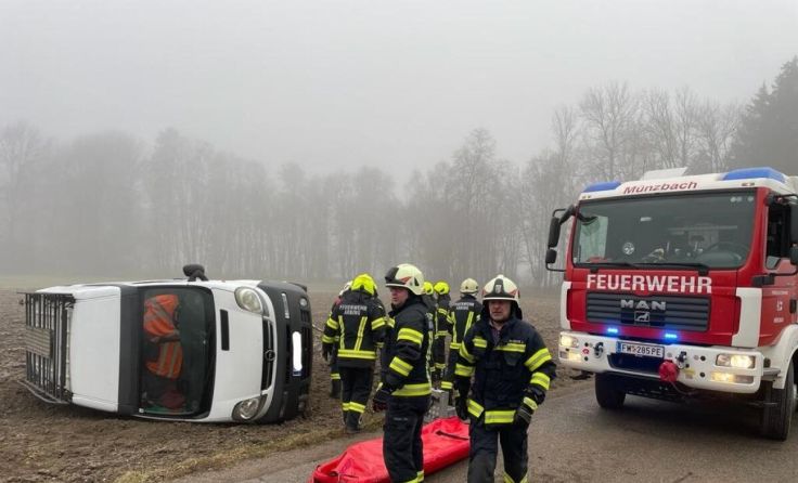Aufräumarbeiten der FF Arbing und Münzbach (Foto: FF Münzbach)