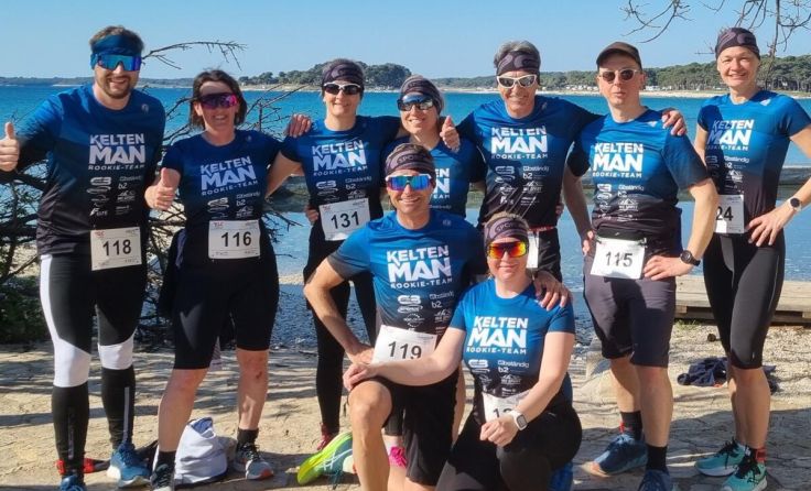 Das Rookie-Team von Christian Bruckner war heuer in Kroatien auf Traingslager. (Foto: Bruckner)