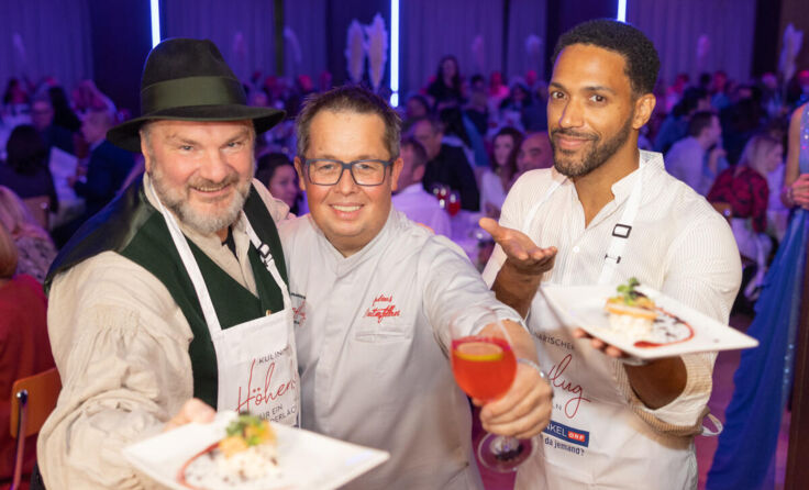 Martin Leutgeb, Andi Breitenfellner und Cesar Sampson (Foto: chrisholzinger)
