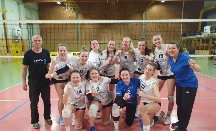 Starke Teamleistung bringt M4V-Girls mit dem 3:0-Sieg den zweiten Tabellenplatz. (Foto: M4V)