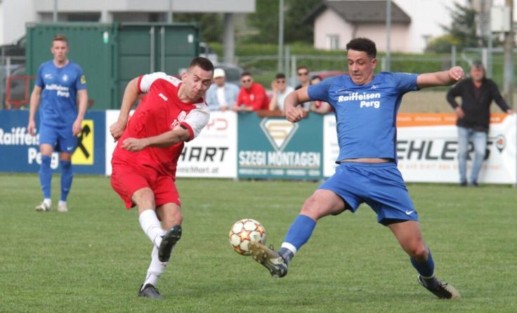 Pascal Haller erzielte das Blitztor für Mauthausen in Minute 3. (Foto: piedie)