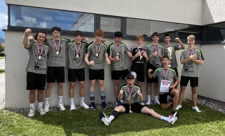 U18-Burschen der Mühlviertelvolleys holten sich den Staatsmeistertitel. (Foto: SG M4V)