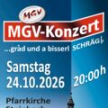 Konzert des MGV ... gråd und a bisserl SCHRÄG